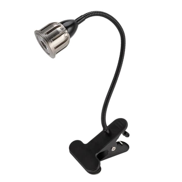 7W Trefarget LED Akvarielys COB Chip 360 Grader Roterende Clip On Akvarium