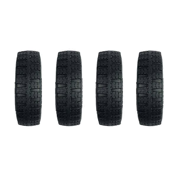 4 stk LD-P06 Hjul Dæk til LDRC LD-P06 LD P06 Unimog 1/12 RC Lastbil Bil Reservedele Tilbehør, Gul