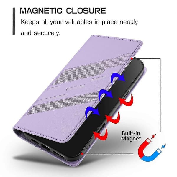 Preget Lommebokveske PU-deksel til Oukitel WP52 5G For Oukitel WP52 5G