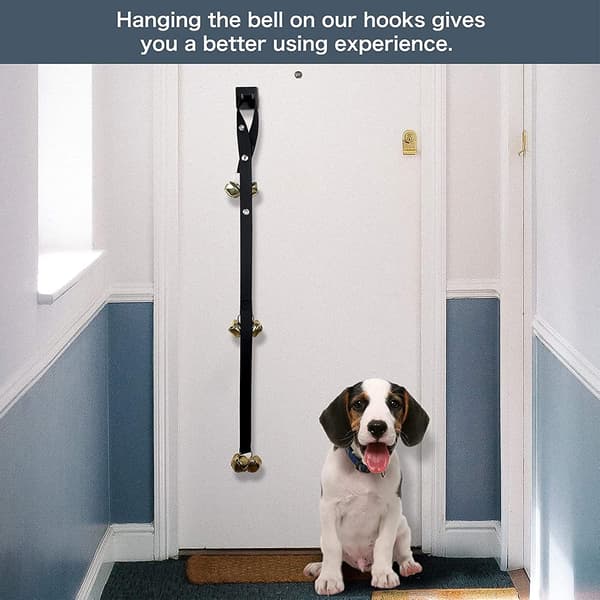 Oppgraderte hundeklokker for dørhåndtak/potte-trening/G