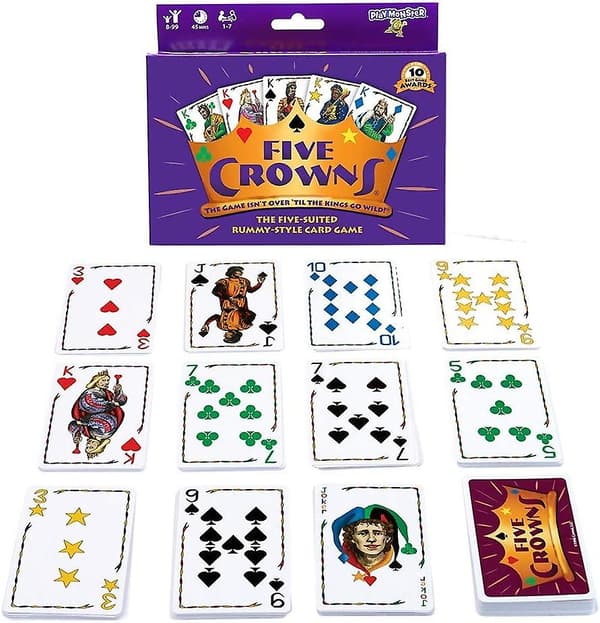 Five Crowns kortspill for 2-6 spillere