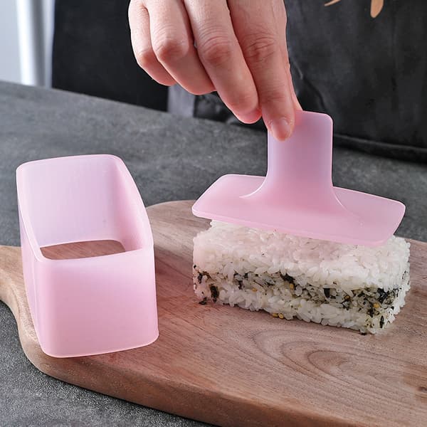 Form, Risform Musubi Maker Kit, Non-Stick Spam Musubi Maker Press, Klassisk Triangel Risbollsform Maker Sushiform för Barn Lunch Bento och Hem DIY