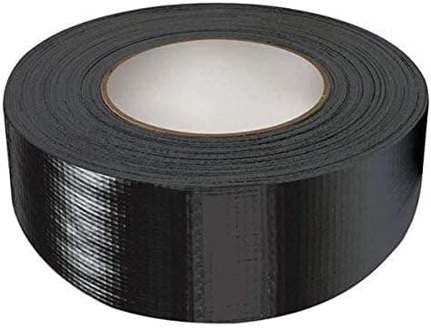 Gaffatape, Sort, 48 mm x 20 m, Meget Stærk, 1 Rulle DXGHC