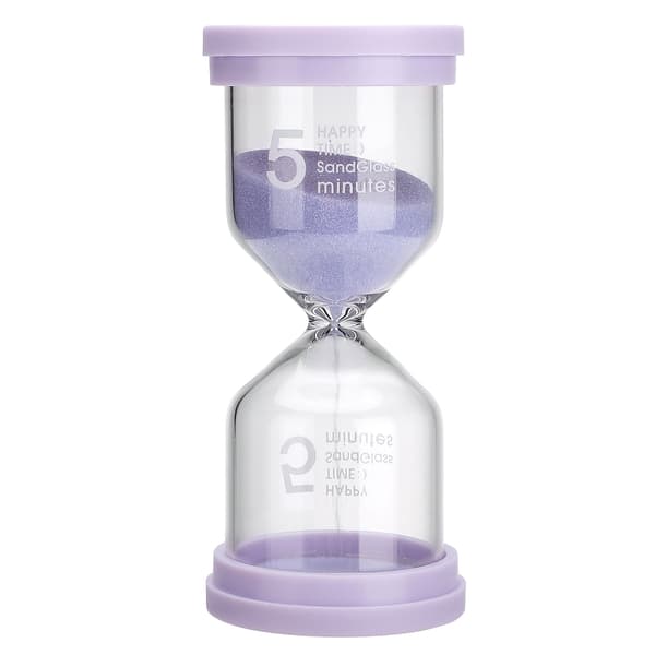 Hourglass Sand Timers Set Small Portable High Accuracy for Classroom Use