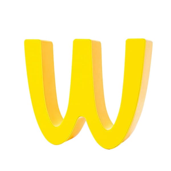 Creative LED McDonald's Night Light Rechargeable M Letter Bedside Lamp Gift