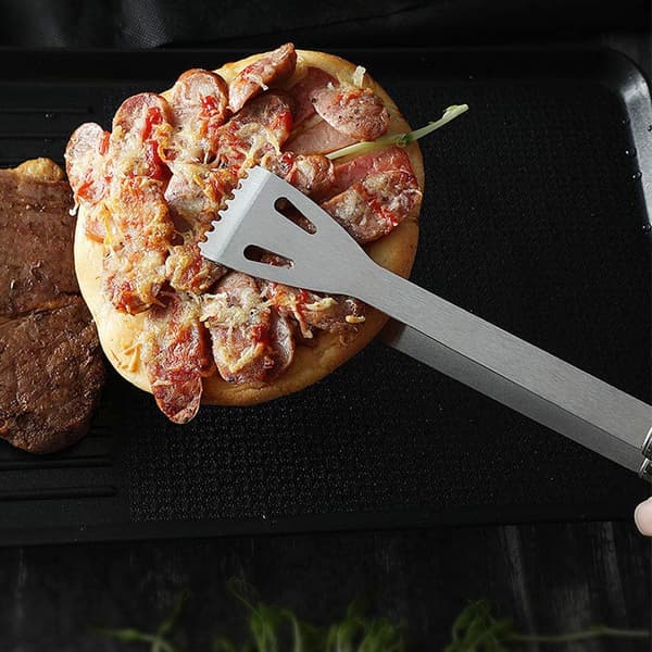 3-delt grillsæt, grilltilbehør i rustfrit stål