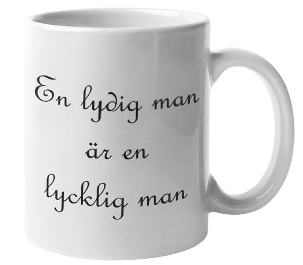 Krus - En lydig mann er en lykkelig mann