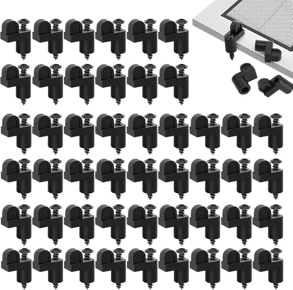 til 48 stk. à 1 cm dørpaneler sort - Schwarz
