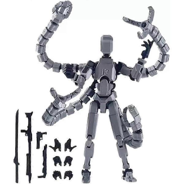 T13 Actionfigur Tilbehør, Flerleddet Bevægeligt 3D-printet Legetøj