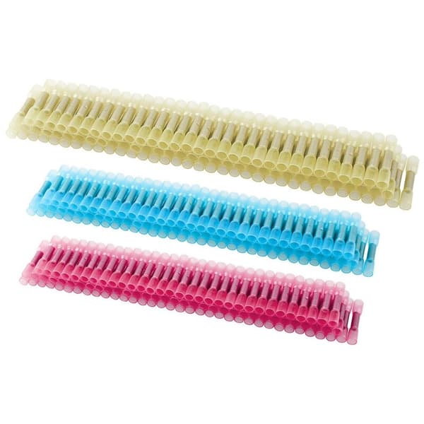 Assorted Heat Shrink Insulated Butt Crimp Connectors 300 Pcs Series