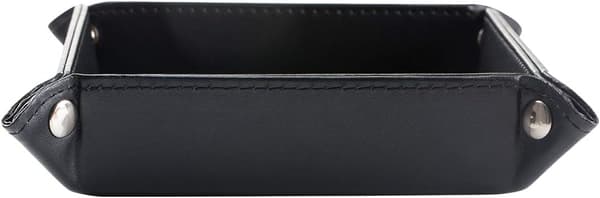 Leather Organizer Tray for Keys, Storage Tray for Coins, Keys, Watches