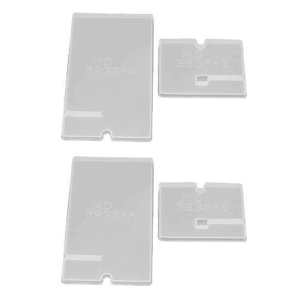 2 Sets Silicone Mold DIY Simple Mobile Phone Holder Crystal Epoxy Mold Decoration
