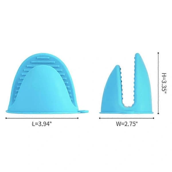 Heat Resistant Silicone Oven Mitts, Silicone Pot Holders for Kitchen