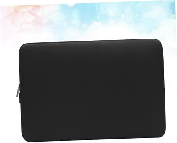 Laptop taske til 13 tommer Puffer Laptop etui Robust computer taske med blødt for Sort Let at bære