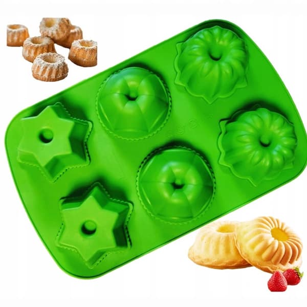 Silikon Bakeform Muffins Cupcakes og Gelé