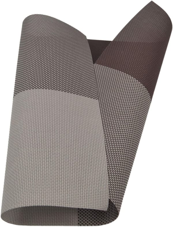 45 x 30 cm Ny rutig PVC/PET-bordstablett pm419, set om 6 kaffe -