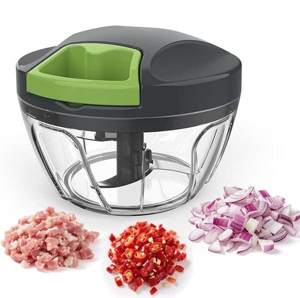 Manual Chopper - 600/1000 ml Kitchen Utensil, Perfect for Quick Chopping