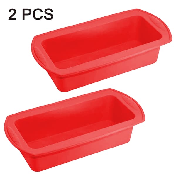 2 stk silikonbrødformer, non-stick, silikonbaking