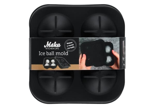 Isbold Silikoneform Maku Sort Svart black