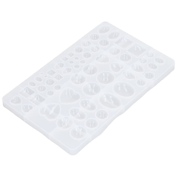 Hjerteformet silikoneform Geometrisk Oval Halvcirkel Vanddråbeform DIY Silikoneforme til Fondant Kage Chokolade