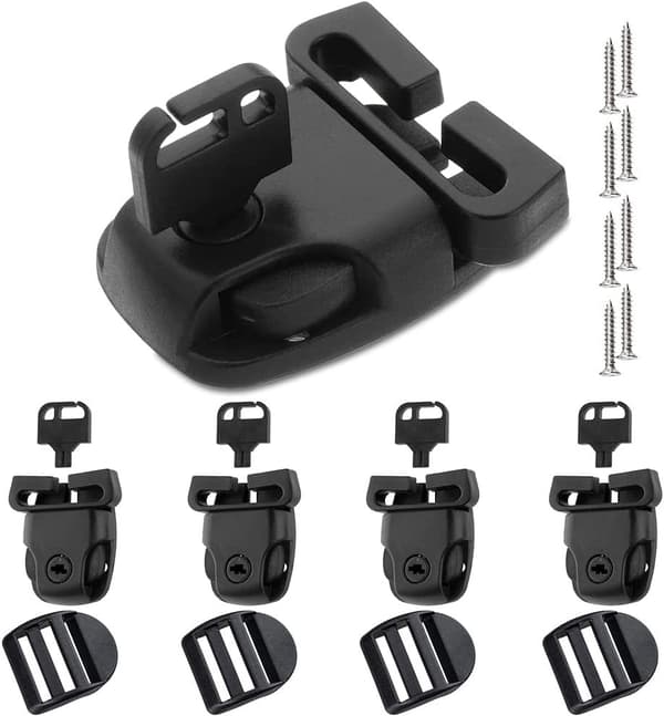 Repair Kit for Broken Hot Tub Cover Latch - 4 Latch Replacement Set
