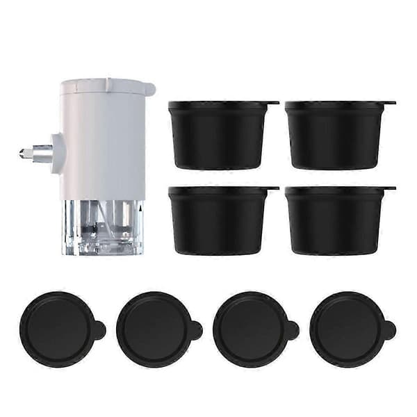 Silikoneforme til is, erstatningssæt til Kitchenaid smoothie maker, kompatible med ismaskine Black