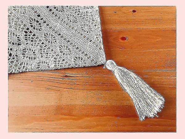 Naturlig hamptov vævet bordløber chenille patchwork dug 30x160cm