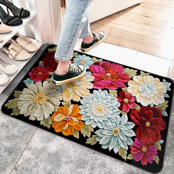 Washable Indoor Doormat, Non-Slip Dirt Trapper