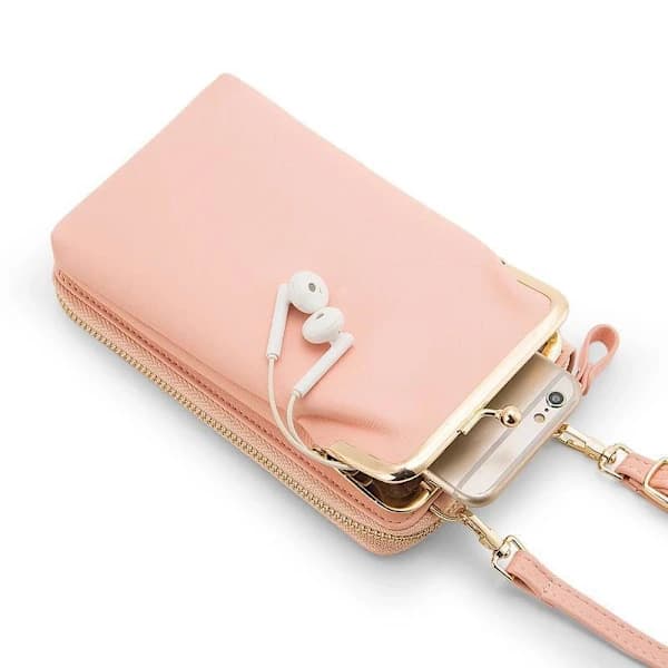 Mobile Bag with Shoulder Strap / Handbag - Choose color black