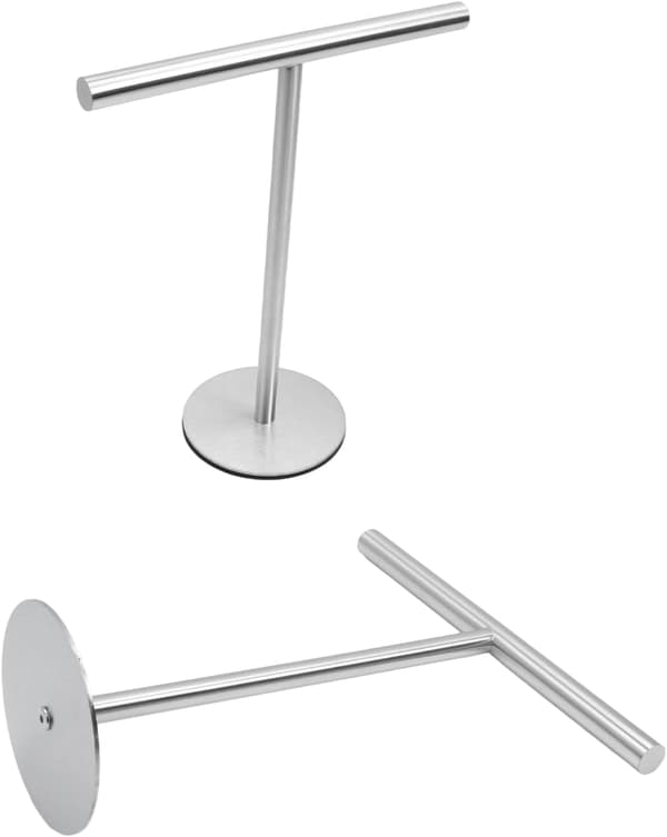 Håndkleholderstativ, 201 stål, sølv