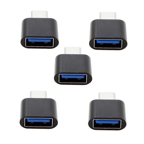 5 KPL/Sarja CY UC-086 Typ-C USB-C - USB 2.0 480Mbps OTG-sovitin puhelimelle, tabletille ja USB-kaapelille ja