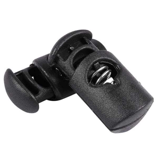Diameter 8 mm hull, snorstopper snorer trykknapp, svart, 10 stk