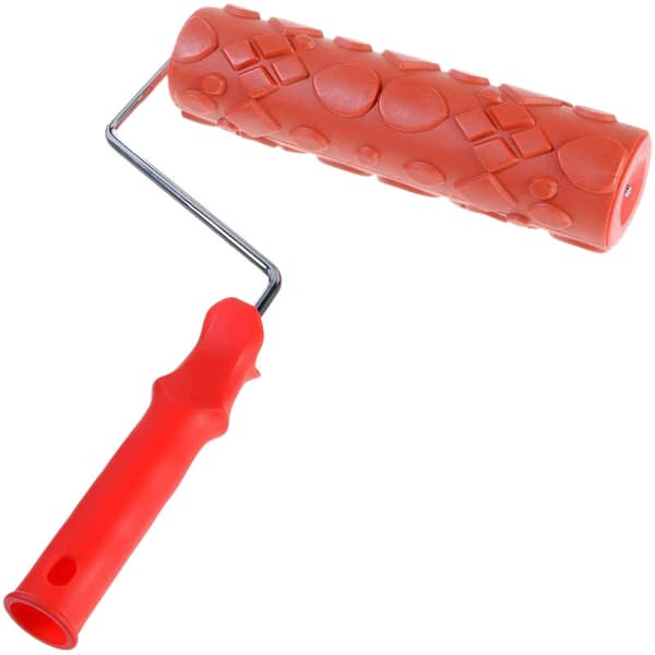 EG109T Embossed Paint Roller 10 inch Wood Grain Pattern Tool for Wall Decoration