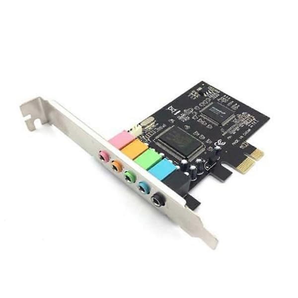 5.1 Internal Sound Card for Windows 10 with Low Profile Bracket, 3D Stereo PCI-E, CMI8738 Chip 32/6