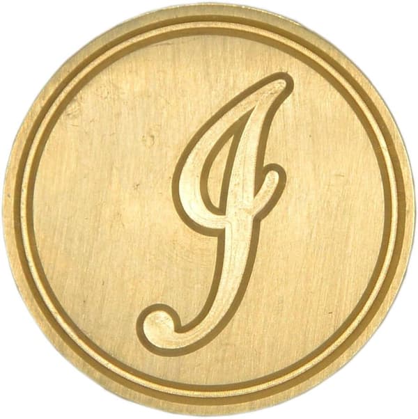 Voksseglstempel forsegling voks klassisk initial alfabet retro tre Z001 I -