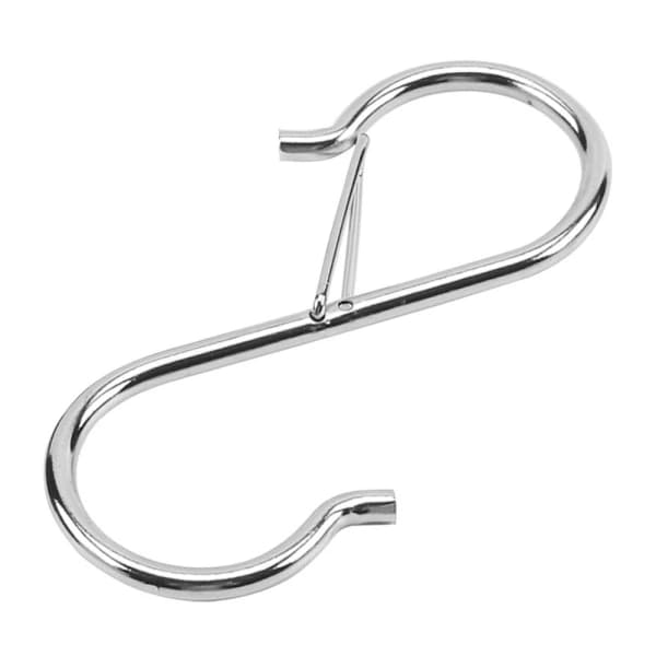 12 stk S-kroker S-formede kroker Metalliske S-kroker Sølv