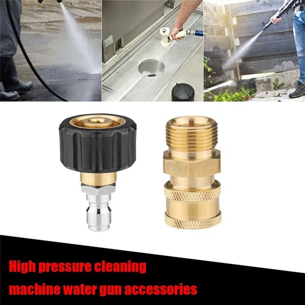 Adapterset för högtryckstvätt M22-14mm Swivel 1/4 extern gänga tryckanslutning