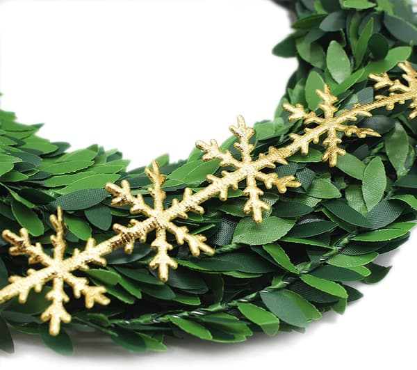 2 ruller julebånd med blonder, \"Merry Christmas\"-trykk, satengbånd