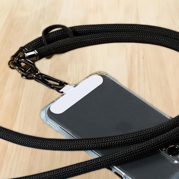 Telefon-Tether-Fane | universal Anti-tab-sikkerhed hvid - Weiß