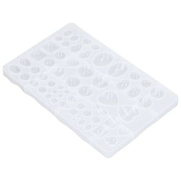 Hjerteformet silikoneform Geometrisk Oval Halvcirkel Vanddråbeform DIY Silikoneforme til Fondant Kage Chokolade