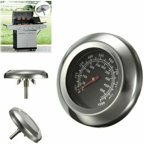 Ovnstermometer i rustfrit stål, grilltermometer