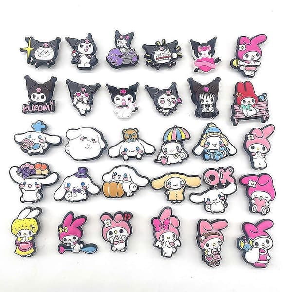30 Sanrio Serie Hålsko Tilbehør, Tilpassede DIY Havsko Spænde Tilbehør