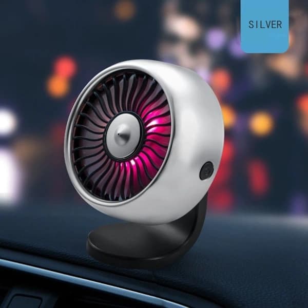 Bil Køleventilator Bilventilator SØLV Sølv[XJ]