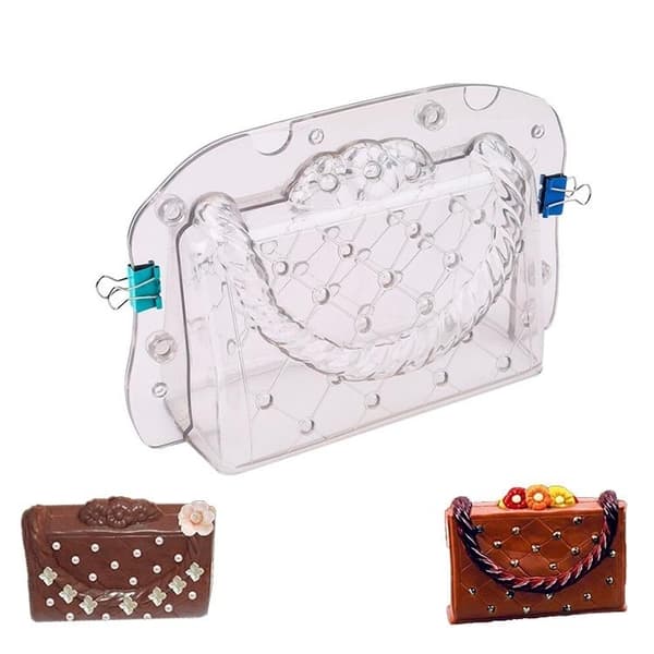Chokoladeform Pralineform Taske Transparent transparent