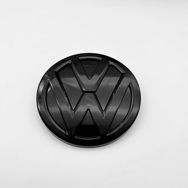 Sort Erstatningslogo Foran & Bag til Volkswagen Golf 7 MK7 2014-2017 Grill Emblem{AZC}