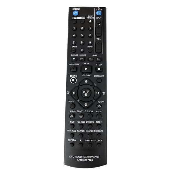 Fjernkontroll for LG DVD-spiller, erstatningskontroll AKB36097101 RC397H-M