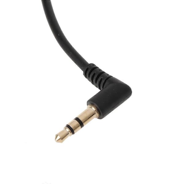 90 graders retvinklet 3,5 mm jack han til han stereo lydkabel til bil AUX