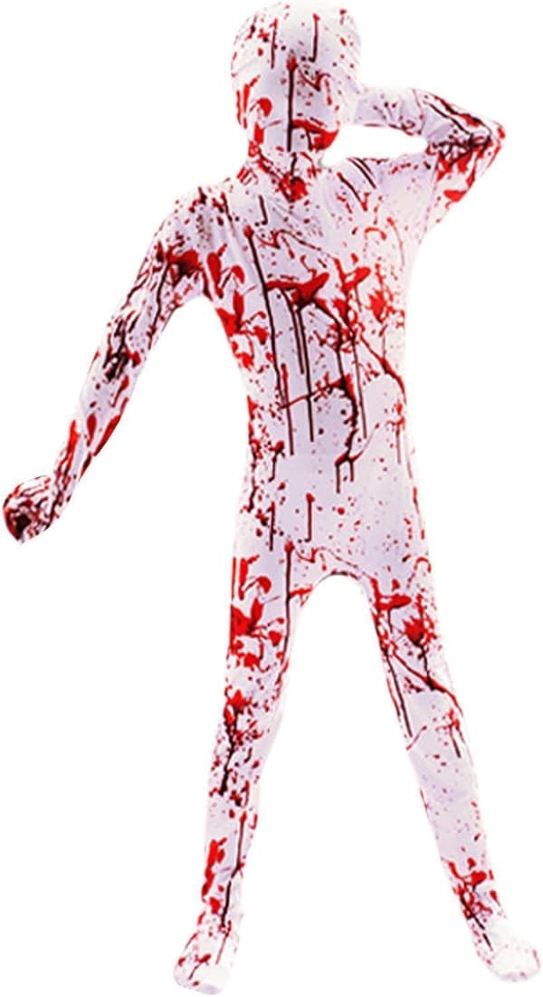 läskiga kostymer för barn elastisk gotisk Halloween realistisk A: i Blut L A: Kinder im Blut L