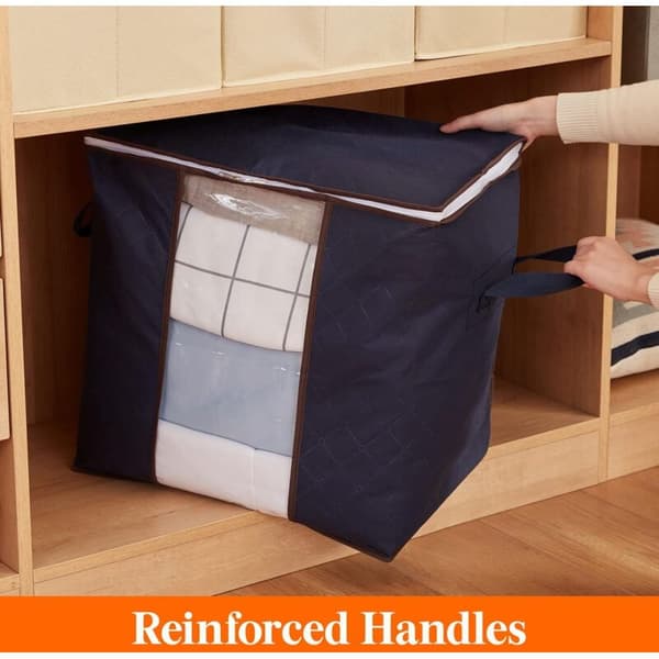 72L Laundry Hamper, Fabric Laundry Basket, Large Foldable Laundry Basket