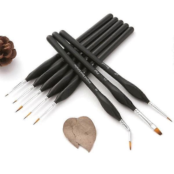 Practical and Beautiful 8x Extra Fine Detail Paint Brushes for Artists and Model Builders